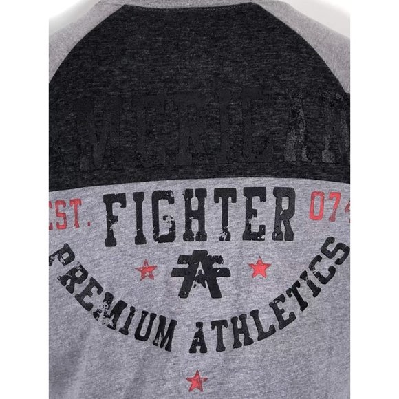 AMERICAN FIGHTER Men's T-Shirt CENTRAL RAGLAN Athl - Picture 5 of 8